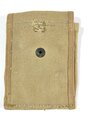 U.S. WWI, Model 1918 AEF Double/Twin Magazine Pouch for Colt M1911, "P.B. & CO", dated Jan. 1918, 14 x 10 x 2 cm, good condition