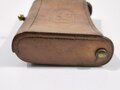 U.S. Army Indian Wars, M1874 McKeever Cartridge Box/Pouch for 45-70 Springfield Rifle and Palmer Brace System, 2nd Type/Pattern, ca. 10 x 14 x 4 cm, used condition, tap for clip is loose