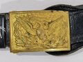 U.S. Army Indian Wars/Spanish American War, Officer´s Sword Belt with Buckle and sword hangers, used