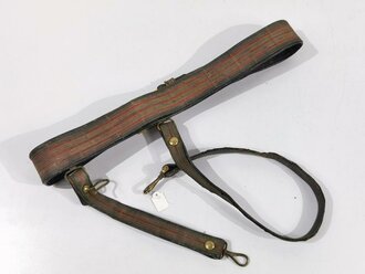 U.S. Army Indian Wars/Spanish American War, Officer´s Sword Belt with Buckle and Strap, Buckle 5 x 7,5 cm, used condition