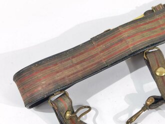 U.S. Army Indian Wars/Spanish American War, Officer´s Sword Belt with Buckle and Strap, Buckle 5 x 7,5 cm, used condition