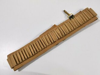 U.S. Army Indian Wars/Spanish American War, Cartridge Belt with H-Buckle and Hook for 60 Cartridges , Buckle 8,5  x 6 cm, very good condition. possibly an old reproduction?