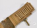 U.S. Army Indian Wars/Spanish American War, Cartridge Belt with H-Buckle and Hook for 60 Cartridges , Buckle 8,5  x 6 cm, very good condition. possibly an old reproduction?