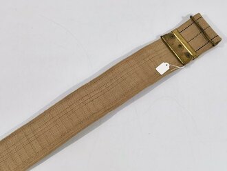 U.S. Army Indian Wars/Spanish American War, Cartridge Belt with H-Buckle and Loops for 50 Cartridges, Belt with Stamp "50 LOOPS .45", Buckle 8,5  x 6 cm, very good condition