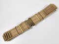 U.S. Army Indian Wars/Spanish American War, Cartridge Belt with H-Buckle and Loops for 50 Cartridges, Belt with Stamp "50 LOOPS .45", Buckle 8,5  x 6 cm, very good condition