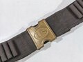 U.S. Army Indian Wars/Spanish American War, Cartridge Belt with stamped Mills M1881 H-Buckle and Loops for 45 Cartridges, Buckle 8  x 7 cm, Belt possibly not matching to Buckle, very good condition