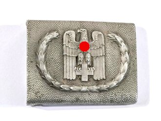 Deutsches Rotes Kreuz, Koppelschloss für Mannschaften aus Aluminium, guter Zustand