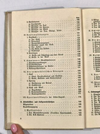 "HJ im Dienst" Ausbildungsvorschrift für die Ertüchtigung der Deutschen Jugend. 352 Seiten, guter Zustand