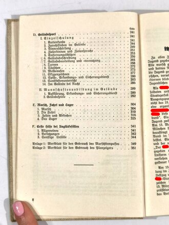 "HJ im Dienst" Ausbildungsvorschrift für die Ertüchtigung der Deutschen Jugend. 352 Seiten, guter Zustand