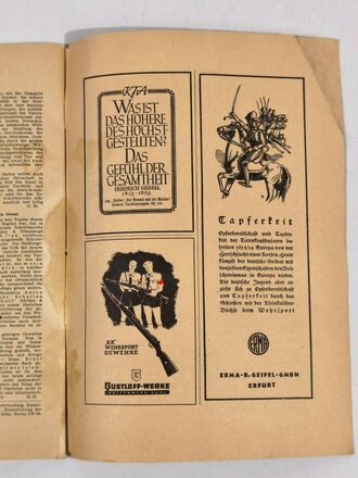 "Wille und Macht" Führerorgan der nationalsozialistischen Jugend, Heft 8, August 1942 mit 39 Seiten