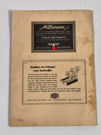 "Wille und Macht" Führerorgan der nationalsozialistischen Jugend, Heft 8, August 1942 mit 39 Seiten