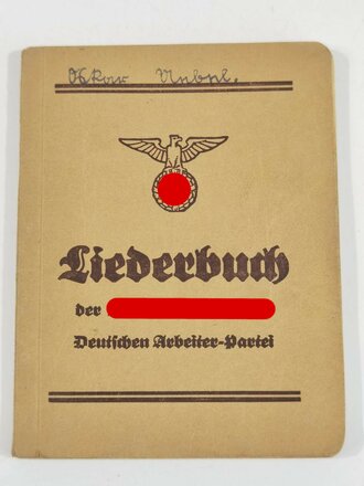 Liederbuch der Nationalsozialistischen Deutschen Arbeiter Partei, 93 Seiten , kleinformat