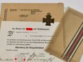 Ehrenkreuz für Kriegsteilnehmer, zusammengehöriges Set