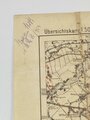 1.Weltkrieg, Übersichtskarte "Lille" Stand 9.3.18