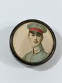 1.Weltkrieg, Bildnis Kronprinz Wilhelm auf knopfartiger Konstruktion, Durchmesser 35mm