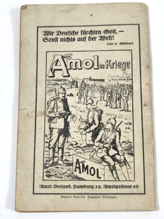 1.Weltkrieg, etwa siebzigseitiges Heft " Deutsche und Oesterreichische Lieder"