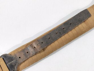 U.S. Army Indian Wars, "Prairie" Cavalry Cartridge Belt M1885  for .45 - .70 and Sabre Hook, "ROCKISLAND ARSENAL W.T.G", Buckle 5  x 5 cm, good condition