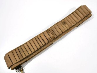 U.S. Army Indian Wars, "Prairie" Cavalry Cartridge Belt M1885  for .45 - .70 and Sabre Hook, "ROCKISLAND ARSENAL W.T.G", Buckle 5  x 5 cm, good condition