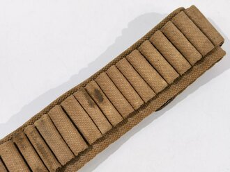 U.S. Army Indian Wars, "Prairie" Cavalry Cartridge Belt M1885  for .45 - .70 and Sabre Hook, "ROCKISLAND ARSENAL W.T.G", Buckle 5  x 5 cm, good condition