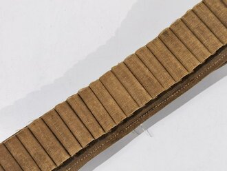 U.S. Indian Wars, "Prairie" Cartridge Belt M1876 with 53 Loops , marking, "G 19"/"A.N. Smith", Buckle 6  x 5 cm, good condition