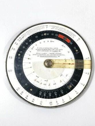 Luftwaffe Dreieckrechner DR2 datiert 1939, ungereinigtes...