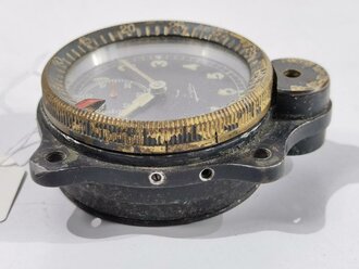 Luftwaffe Borduhr Bo-Uk II ( für Navigator )Bauart Junghans, Fl 23886. Nicht komplett,  Gehäusedeckel lässt sich nicht ohne weiteres öffnen