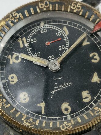 Luftwaffe Borduhr Bo-Uk II ( für Navigator )Bauart Junghans, Fl 23886. Nicht komplett,  Gehäusedeckel lässt sich nicht ohne weiteres öffnen