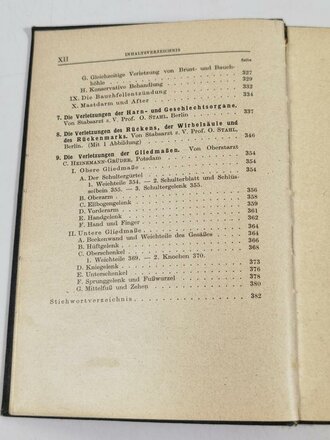 Feldchirurgie, Leitfaden für den Sanitätsoffizier der Wehrmacht, datiert 1943 mit 407 Seiten