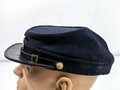 U.S. Civil War, CSA Confederate Cavalry Cap Kepi, visor buttons with confederate eagle, used condition, moth holes