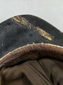 U.S. Civil War era ?, CSA Confederate Cap Kepi with Cross on Crown , visor buttons with confederate eagle, used condition, moth holes