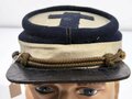 U.S. Civil War era ?, CSA Confederate Cap Kepi with Cross on Crown , visor buttons with confederate eagle, used condition, moth holes