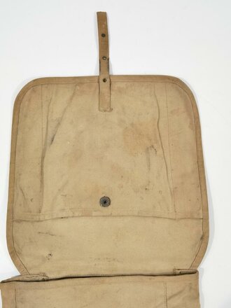 U.S. Army  Haversack M1898, "Artillery 20 U.S. 54", "ROCK ISLAND ARSENAL", 36 x 36 cm, used good condition