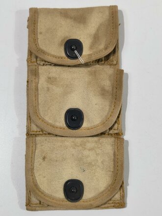 U.S. WWI, AEF M1917 Revolver 3 Pocket Halfmoon Clip Pouch...