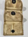 U.S. WWI, AEF M1917 Revolver 3 Pocket Halfmoon Clip Pouch  for .45 cal, "R. H. LONG 10 - 18", used good condition
