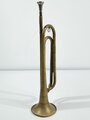 U.S. WWI, Regulation Brass Bugle/Trumpet M1892, used good condition