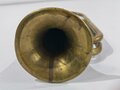 U.S. WWI, Regulation Brass Bugle/Trumpet M1892, used good condition