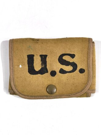 U.S. WWII, US Navy Canvas Cartridge Pouch for .38 Revolver, good condition