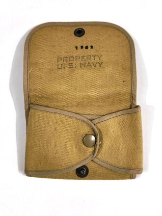 U.S. WWII, US Navy Canvas Cartridge Pouch for .38...