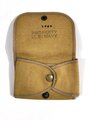 U.S. WWII, US Navy Canvas Cartridge Pouch for .38 Revolver, good condition