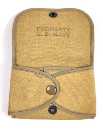 U.S. WWII, US Navy Canvas Cartridge Pouch for .38 Revolver, good condition