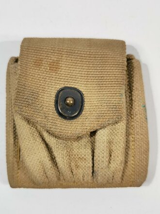 U.S. WWI, AEF Single slide on ammunition pouch for single M1903 clips and M1910 garrison belt, used good condition