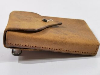 Double Leather Magazine Pouch, dated 1902, Most likely not an original item