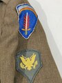 U.S. after WWII, Ike jacket  size 38R, US forces in europe patch. Good condition, Schulterbreite: 45 cm Armlänge: 64 cm