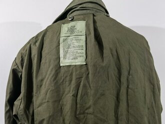 U.S. Field jacket M65, most likely unused, size large short, dated 1987, Schulterbreite: 57 cm Armlänge: 63 cm