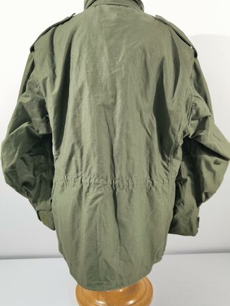 U.S. Field jacket M65, most likely unused, size large short, dated 1987, Schulterbreite: 57 cm Armlänge: 63 cm