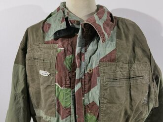 Bundeswehr, Tarnjacke Modell 1956, stark getragenes Stück