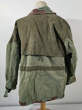 Bundeswehr, Tarnjacke Modell 1956, stark getragenes Stück