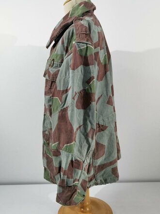 Bundeswehr, Tarnjacke Modell 1956, stark getragenes Stück