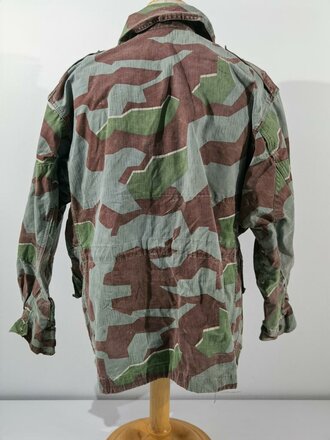 Bundeswehr, Tarnjacke Modell 1956, stark getragenes Stück