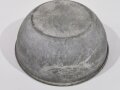 British 1942 dated metal bowl, 37cm diameter, uncleaned